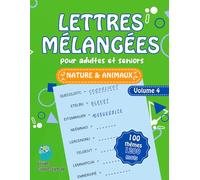 Lettres mélangées pour adultes et seniors: boostez votre mémoire tout en vous amusant et reconstituez les 1 200 mots en remettant les lettres dans l'ordre