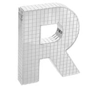Lettres Miroir 3d Argenté en Plastique, Décor Disco Rétro pour Table | Finition Réfléchissante, Installation Simple, pour Tables D’événement, Affichage de Numéro de Table et Mariage