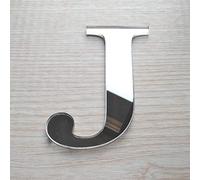 Lettres Miroir Adhésif - Lettre J - Hauteur 15 cm - Initiale Autocollante - Alphabet miroir - Décoration Plexi Miroir - Alphabet 26 Lettres