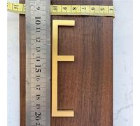 Lettres murales en laiton de 0 à 9 pour décoration de maison, numéros de porte, nom de bébé, décoration d'hôtel (E)