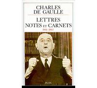 Lettres, notes et carnets, 1961 - 1963