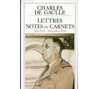 Lettres, Notes Et Carnets - Tome 8, Juin 1958-Décembre 1960