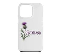 Lettres ornées de chardons écossais écossais Coque pour iPhone 13 Pro