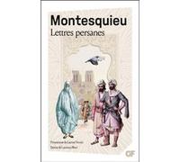 Lettres persanes Charles-Louis de Secondat Montesquieu (Auteur), Laurent Versini (Edité par)