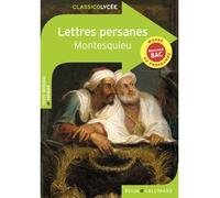 Lettres persanes - Charles-Louis de Secondat Montesquieu - Belin Education - Gallimard - broché - Scolaire / Universitaire