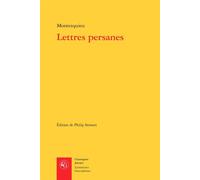 Lettres persanes - Charles-Louis de Secondat Montesquieu - Classiques Garnier - broché - Roman