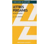 Lettres Persanes De Montesquieu