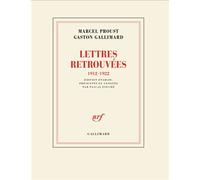 Lettres retrouvées 1912-1922 - Gaston Gallimard - Gallimard - broché - Roman