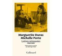 Lettres retrouvées Marguerite Duras (Auteur), Michelle Porte (Auteur), Joëlle Pagès-Pindon (Edité par)