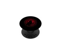 Lettres runiques Viking Corbeau Symbolisme Nordique Cercle Rouge PopSockets PopGrip Adhésif