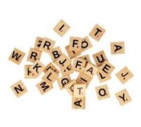 Artemio Alphabet Scrabble 2X1,8 cm X 4 mm 100P