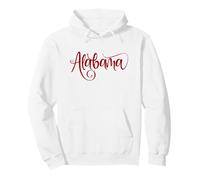 Lettres Script Alabama pour Femmes et Filles Sweat à Capuche
