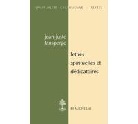 Lettres Spirituelles Et Dédicatoires