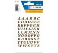 Lettres - Stickers - Autocollant - Or - 8mm De Diamètre - A À Z - Majuscules