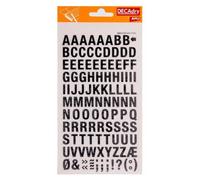 Lettres Transfert Noir 12mm