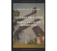 Lettres trouvées dans des porte-feuilles d’émigrés