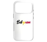 Lettres Word Belgique dans Une Belle Police Coque pour iPhone 17 Pro