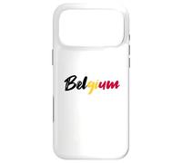 Lettres Word Belgique dans Une Belle Police Coque pour iPhone 17 Pro Max