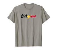 Lettres Word Belgique dans Une Belle Police T-Shirt