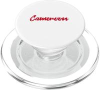Lettres Word Cameroun dans Une Belle Police Rouge PopSockets PopGrip pour MagSafe