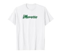 Lettres Word Maroc dans Une Belle Police Verte T-Shirt