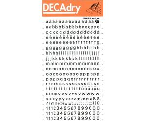 Lettresetchiffres Transfert Noir 5mm-1f