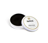 Lettro Cire à Chaussures, 100 ml (3,38 fl. Oz), Cirage de Qualité Professionnelle en Plusieurs Couleurs, Brillance Exceptionnelle pour Chaussures en Cuir Lisse, Sacs, Vestes et Plus, Noir