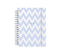 Letts 20-031113 Agenda scolaire semainier 19/20 Bleu Format A6