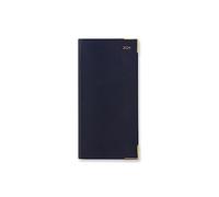 Letts Classic Slim Agenda semainier 2024 avec rendez-vous et planificateurs Bleu foncé