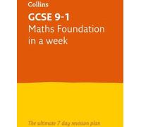 Letts GCSE 9-1 Revision Success - GCSE 9-1 Maths Foundation en une semaine