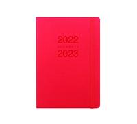 Letts Memo Agenda académique semainier 22,23 cm Rouge Format A5
