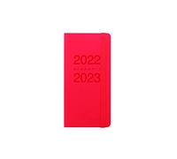 Letts Memo Agenda académique semainier fin 22,23 cm Rouge