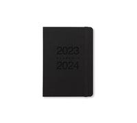 Letts Memo Agenda scolaire 2023/2024 avec rendez-vous Noir Format A6