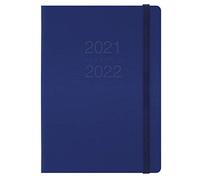 Letts Memo Agenda scolaire semainier Bleu Format A5 21.22