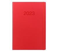 Letts Memo Agenda semainier 2022 Rouge Format A4