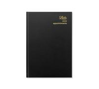 Letts of London Agenda journalier 2026 standard A5 - Noir 26-T11XBK