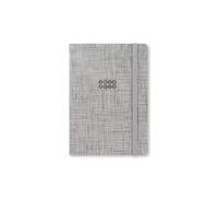Letts of London Agenda scolaire 2024/2025 Edge A6 semainier avec notes (18 m) - Grille grise