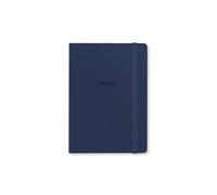 Letts of London Agenda semainier 2025 Edge A6 avec notes Bleu marine
