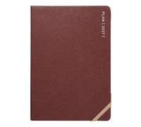 Letts of London® Agenda semainier 2027 Serene - 12 mois - De janvier à décembre - Format A5 - 21 cm x 14,922 cm - Reliure cousue - Couverture en simili cuir - Multilingue - Bordeaux (C082501)