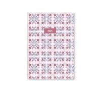 Letts of London Agenda semainier Maroc 2025 A5 - Rose