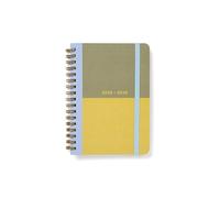 Letts of London akademischer Kalender Colour Block A6 Woche auf 2 Seiten multilanguage Lime 25/26