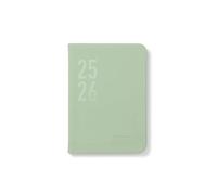 Letts of London akademischer Kalender Conscious A6 Tag pro Seite w/appts multilanguage Sage 25/26