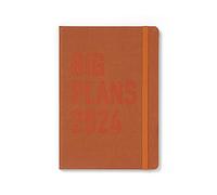 Letts of London Big Plans A5 semaine sur 2 pages multilingue Rust 2024