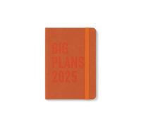 Letts of London Big Plans Agenda semainier 2025 A6 Rouille