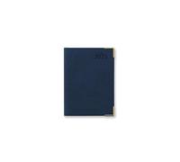 Letts of London Connoisseur Mini agenda semainier de poche 2025 Bleu