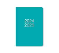 Letts of London Dazzle Agenda scolaire semainier 2024/2025 Format A5 Turquoise