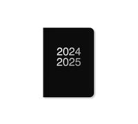 Letts of London Dazzle Agenda scolaire semainier 2024/2025 Noir Format A6