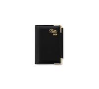 Letts of London Lexicon Mini agenda semainier de poche 2026 - Noir 26-TL3EPABK