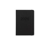 Letts of London Memo 26-080263 Agenda semainier 2026 Noir Format A6