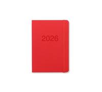 Letts of London Memo 26-080264 Agenda semainier 2026 Rouge Format A6